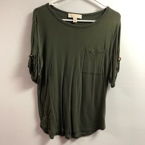 NWOT Michael Kors Olive Dress Shirt